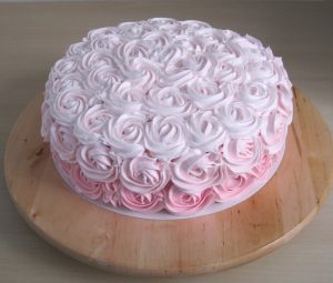 Ombre Rose Cake