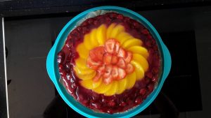 Zomerfruit taart