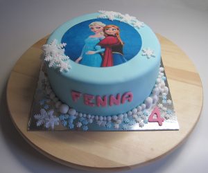 Frozen met een tikkeltje roze.